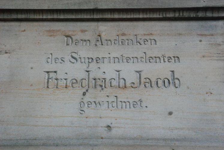  Pamięci superintendenta Friedricha Jacoba