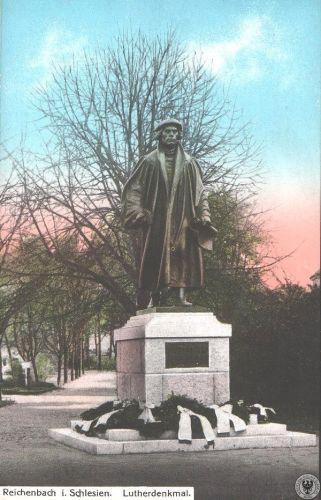 Pomnik Marcina Lutra w Dzierżoniowie - ok. 1913 ro