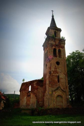 Unisław Śląski - opuszczony kościół ewangelicko-augsburski
