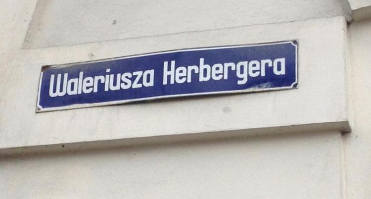 ulica Herbergera we Wschowie tuż przy Kościele Żłóbka Chrystusowego