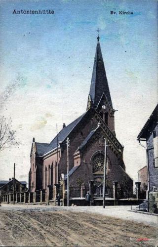 Kościół ewangelicki Wirek - początek XX wieku