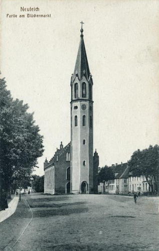 Nowy Staw - kościół ewangelicki - początek XX w.