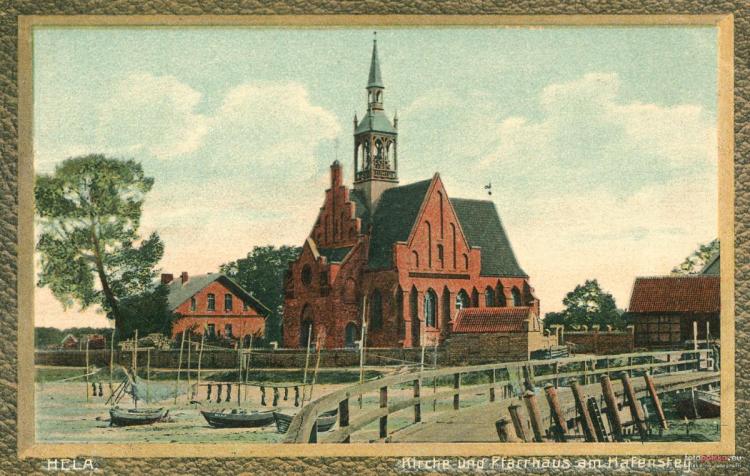 1907 , Kościół ewangelicki w Helu