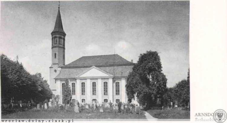 kościół ewangelicki w Miłkowie - początek XX wieku