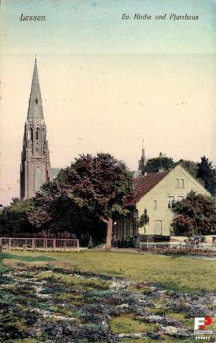 Łasin - kościół ewangelicki - początek XX wieku