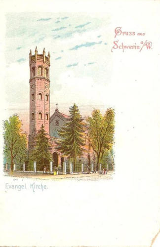 dawny kościół ewangelicki w Skwierzynie, 1903 r.