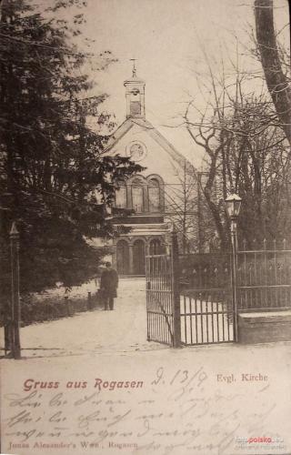 kościół ewangelicki w Rogoźnie - ok. 1900-1905