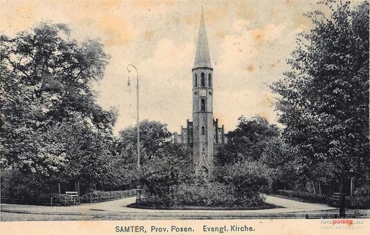 kościół ewangelicko-augsburski w Szamotułach (nieistniejący) ok. 1939-43