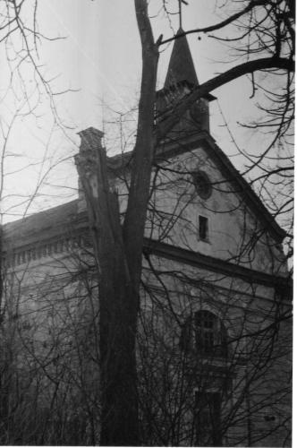 dawny kościół ewangelicki w Prażuchach