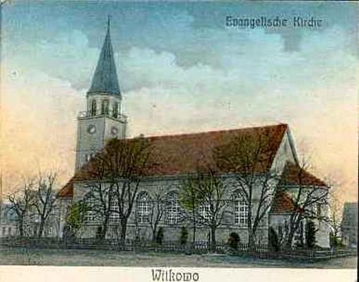 kościół ewangelicko-augsburski w Witkowie (nieistniejący) - początek XX wieku