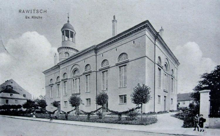 1910 r. - dawny kościół ewangelicki Św. Trójcy