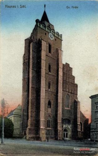 dawny kościół ewangelicki Marii Panny w Chojnowie - początek XX wieku