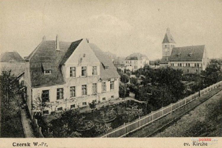 Czersk - dawna plebania ewangelicka (obecnie przedszkole) - ok. 1917 r.