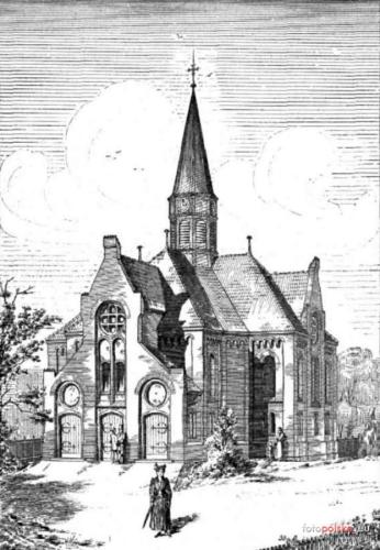 1894 , Nowy kościół ewangelicki.