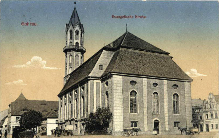 Nieistniejący kościół ewangelicki w Górze Śląskiej