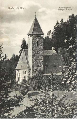 Międzygórze - dawny kościół ewangelicki, ok. 1910-1920