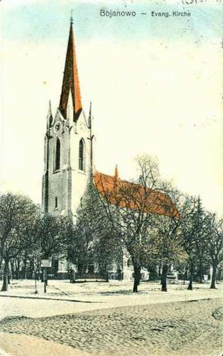 Lata 1910-1918 , Ewangelicki kościół w Bojanowie.
