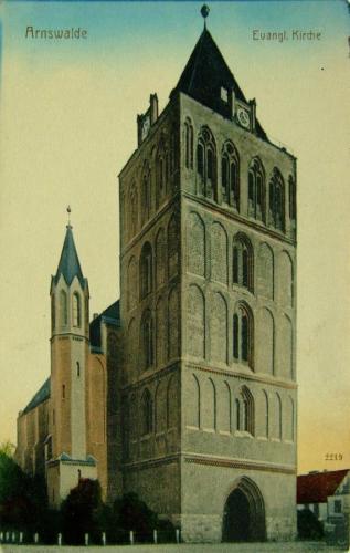 dawny kościół ewangelicki w Choszcznie - ok. 1910 r.