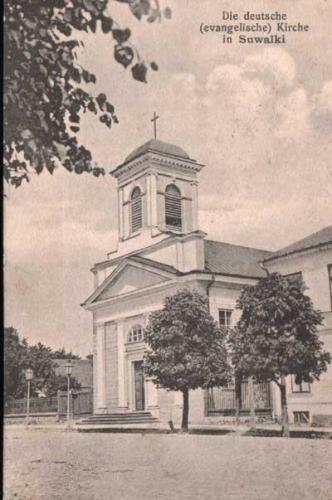 Kościół ewangelicko-augsburski Św. Trójcy w Suwałkach w 1912 roku