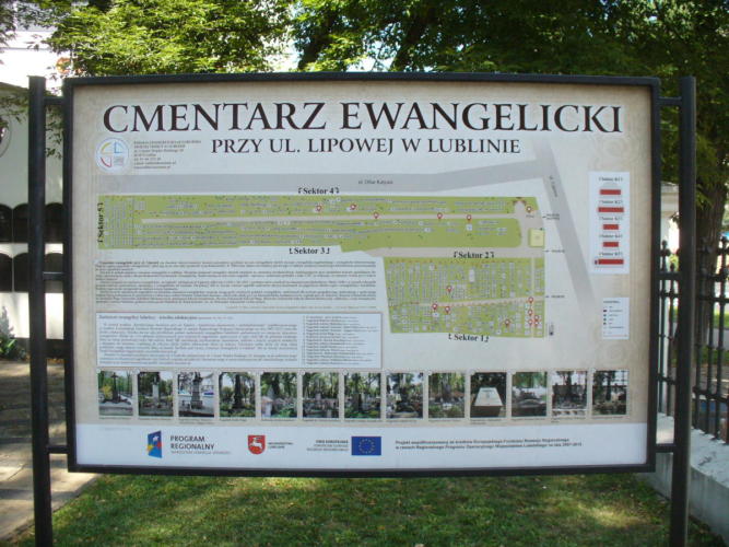 Lublin - Cmentarz ewangelicko - augsburski ul. Lipowa (1)