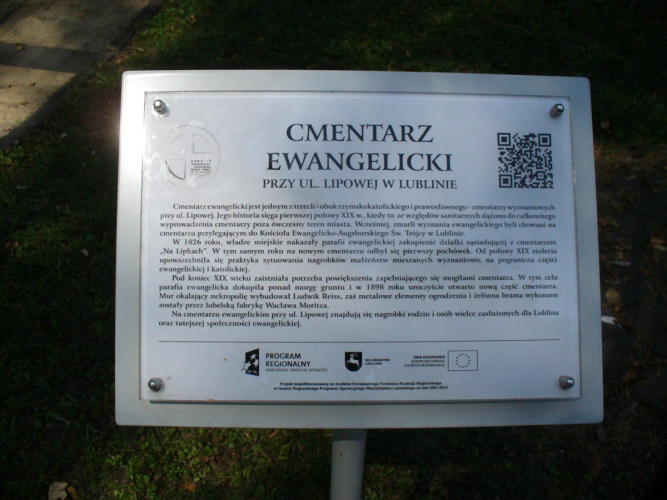 Lublin - Cmentarz ewangelicko - augsburski ul. Lipowa (3)