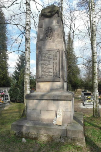 Pomnik poległych w I wojnie światowej na dawnym cmentarzu