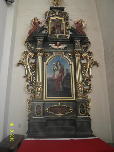Ołtarz boczny św. Barbary